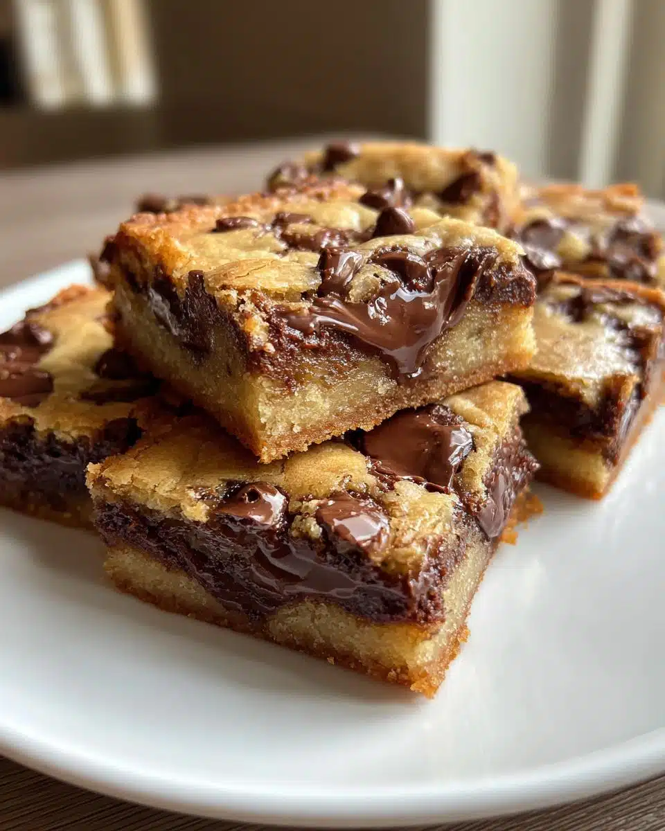 Irresistible Chocolate Chip Cookie Bars in Just 20 Minutes