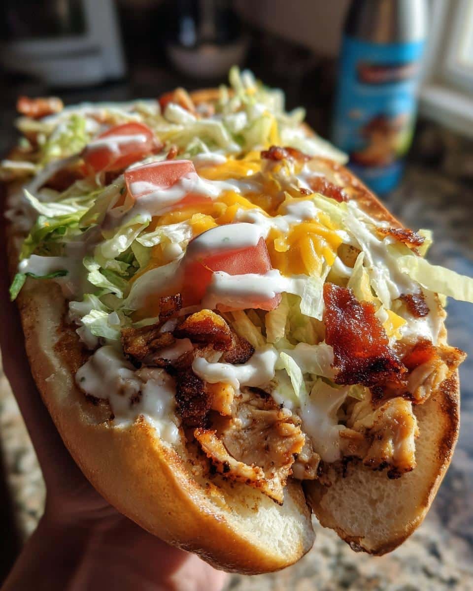 Chopped Chicken Bacon Ranch Sub - detail 1