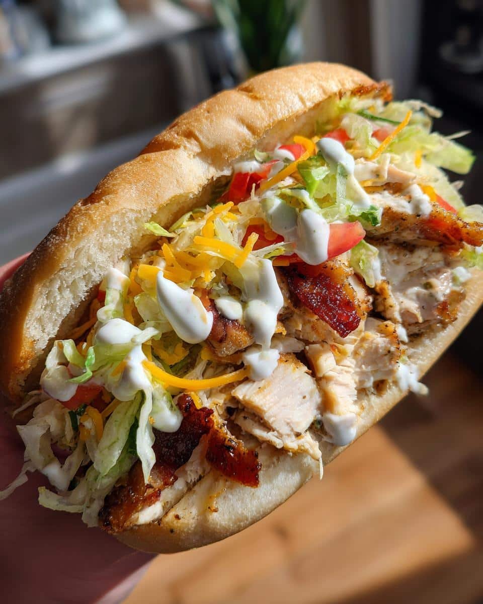 Chopped Chicken Bacon Ranch Sub - detail 2