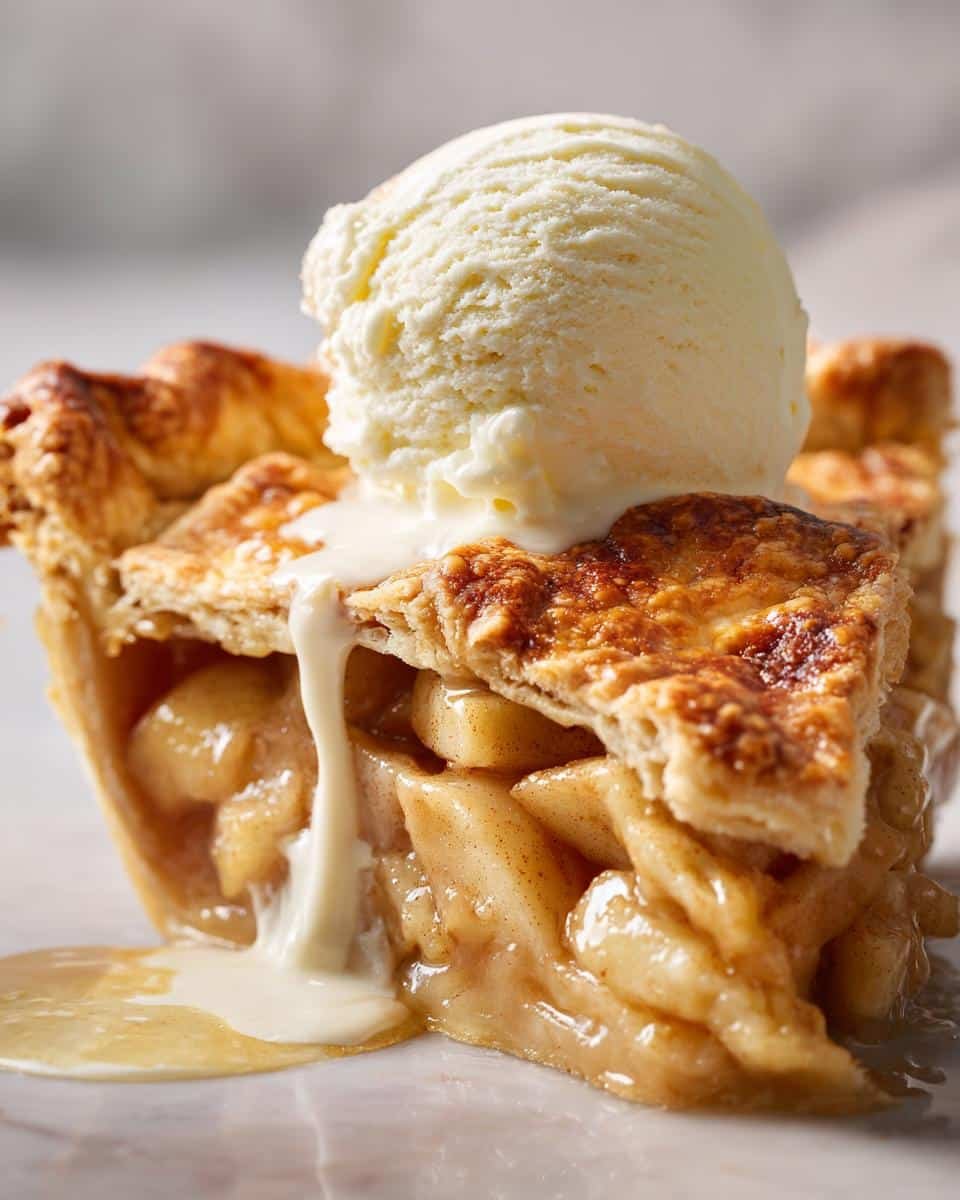 Cinnamon Apple Pie à la Mode - detail 2