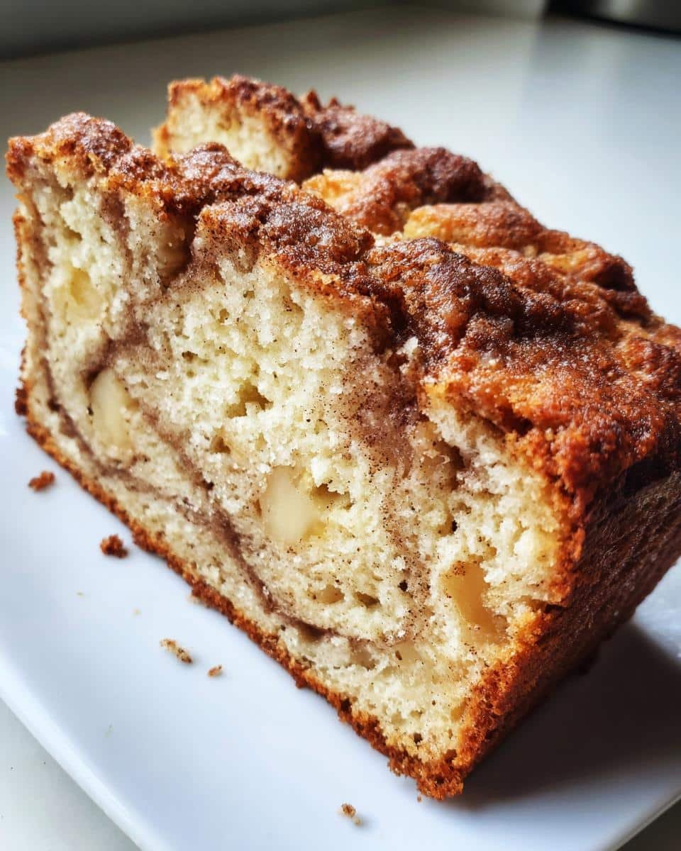 Cinnamon Swirl Apple Bread - myfullcook - detail 2