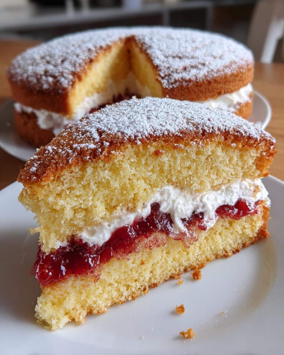 Classic Victoria Sponge Cake - detail 2