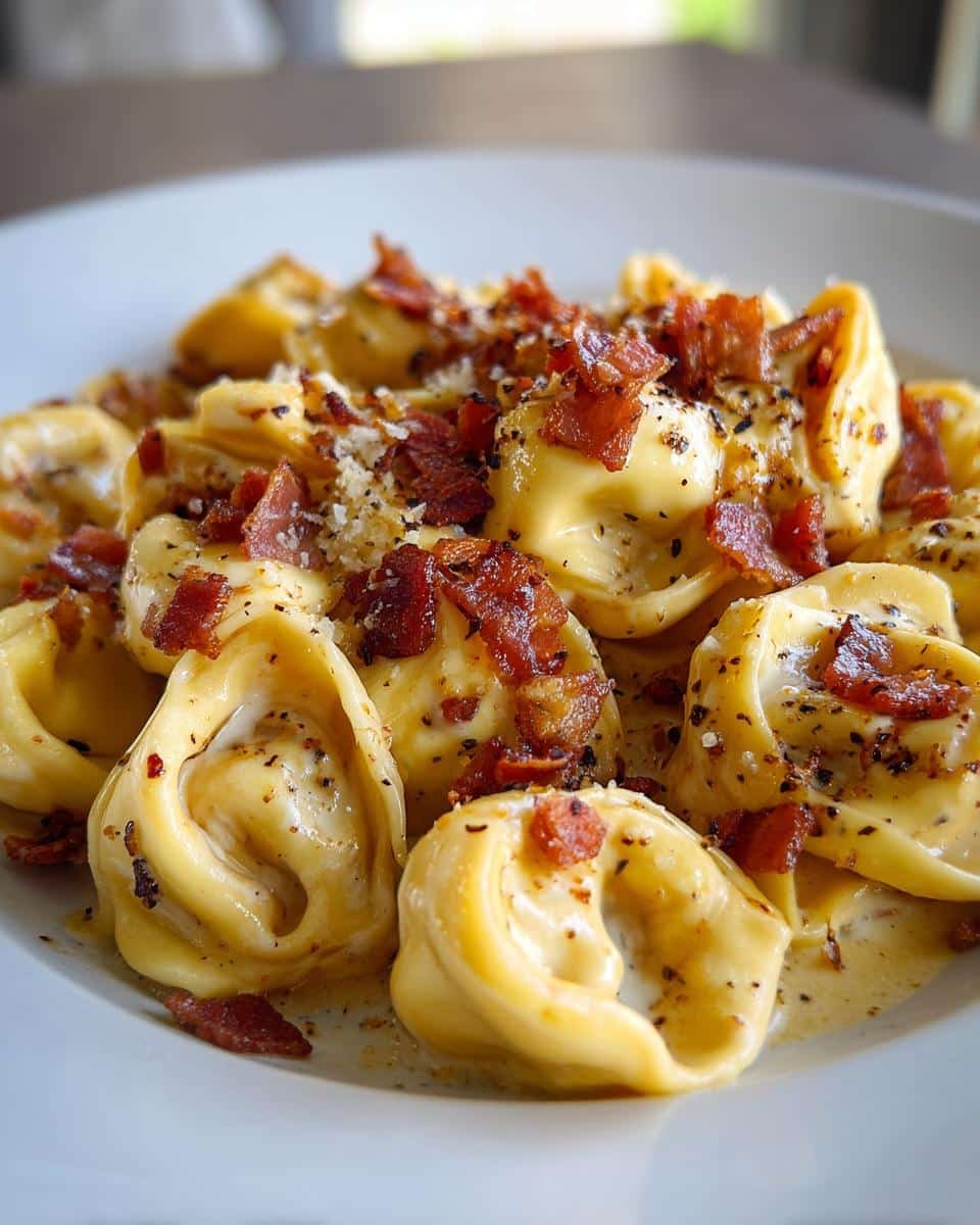 Creamy Tortellini Carbonara Recipe Cornbread Cookies - detail 1