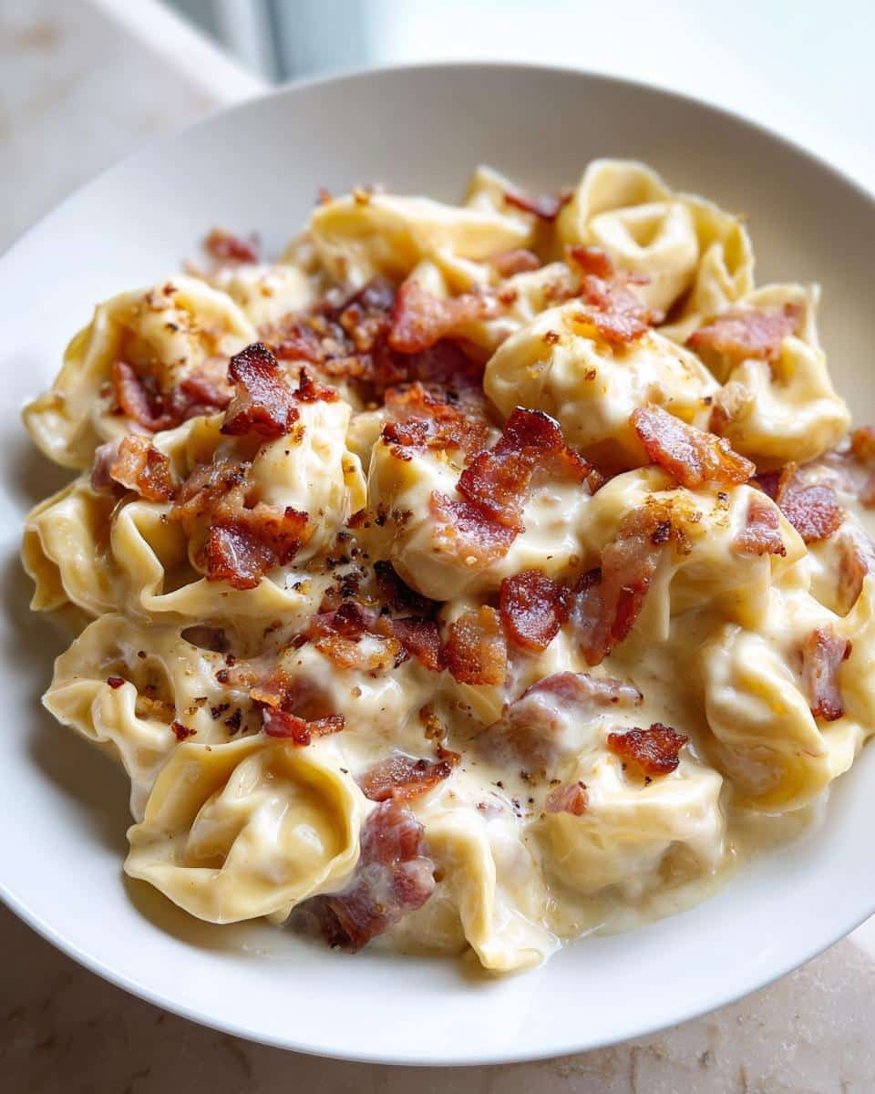 Creamy Tortellini Carbonara Recipe Cornbread Cookies - detail 2