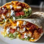 Crispy Chicken Bacon Ranch Wrap