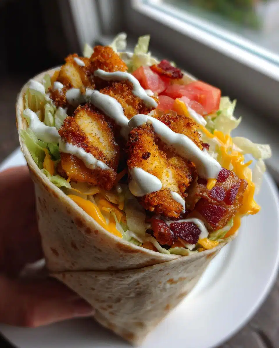 Crispy Chicken Bacon Ranch Wrap - detail 2
