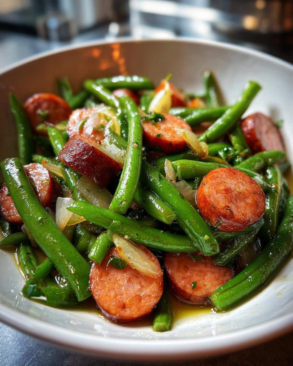 Crockpot Kielbasa and Green Beans: A Flavorful Delight! - detail 1