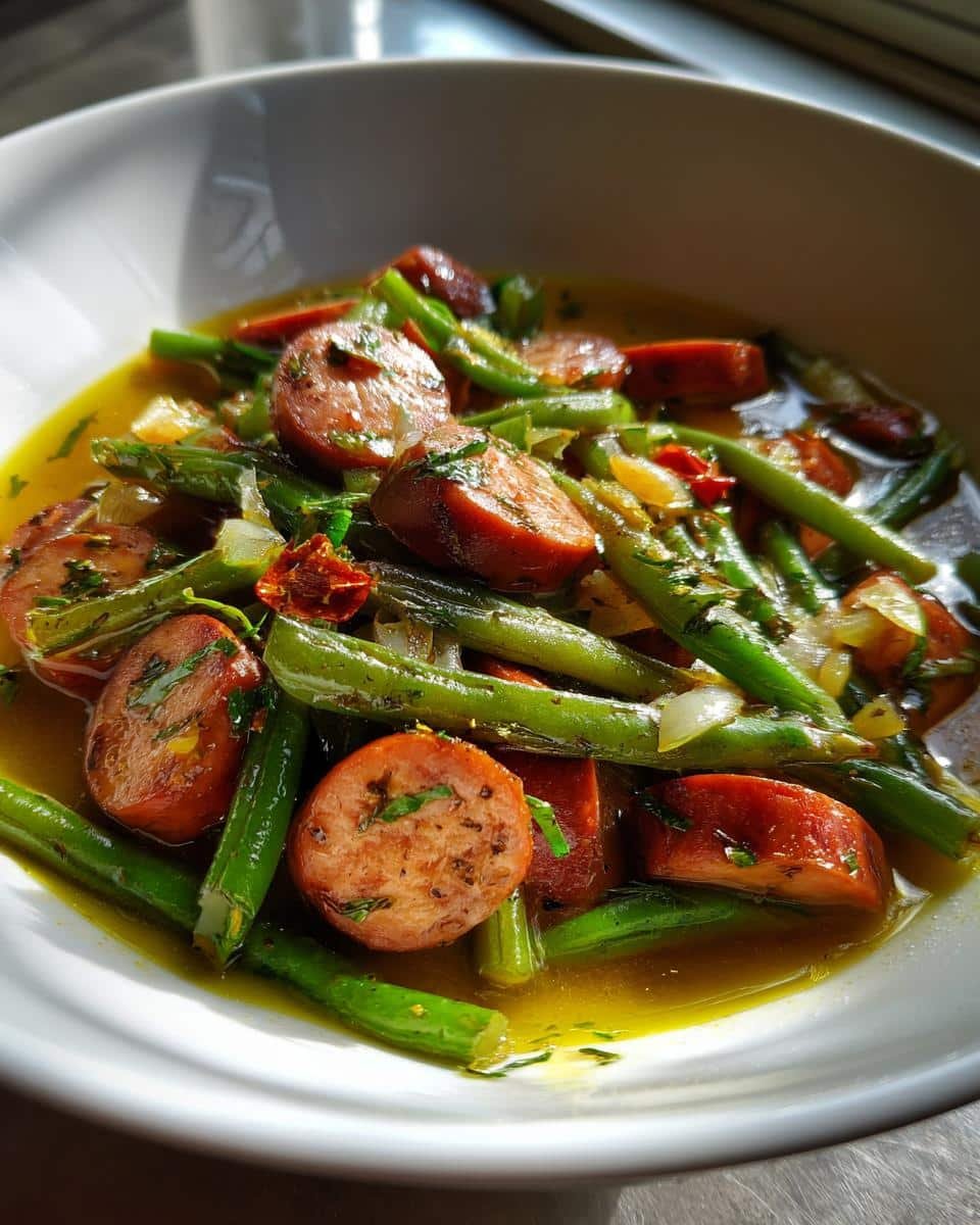 Crockpot Kielbasa and Green Beans: A Flavorful Delight! - detail 2