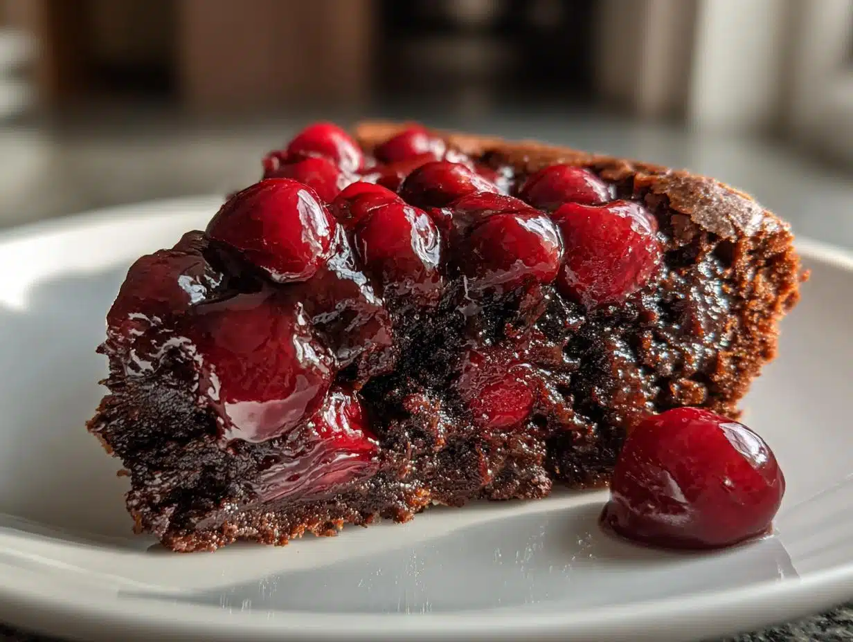 1 Best Decadent Chocolate Cherry Upside Down Cake You’ll Ever Taste