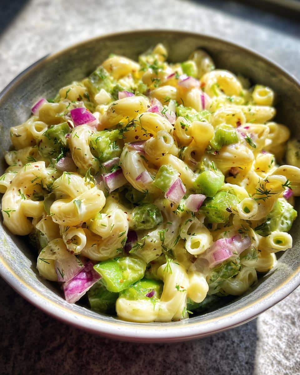 Dill Pickle Pasta Salad Recipe - detail 1