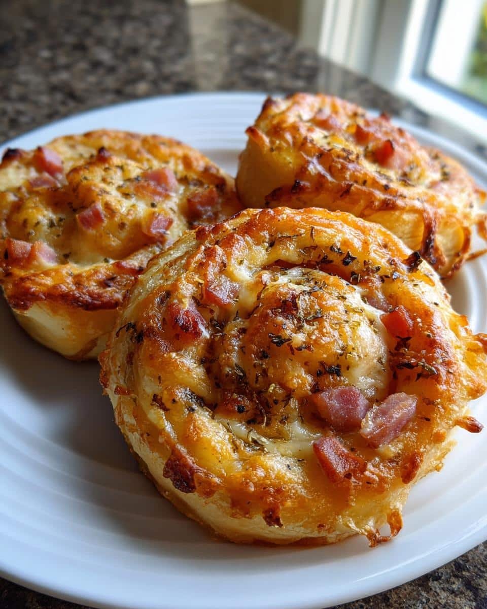 Easy Baked Ham And Cheese Pinwheels (6 Ingredients!) - detail 2
