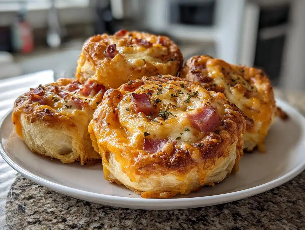 15-Minute Baked Ham And Cheese Pinwheels – Irresistible Snack Hack!