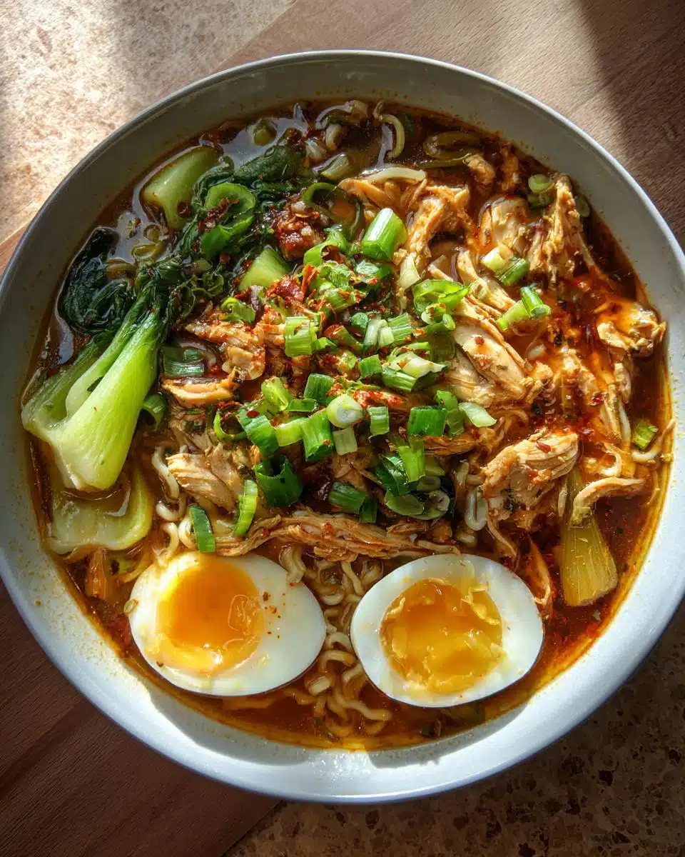 Fiery Chicken Ramen : Spicy & Indulgent! - detail 1