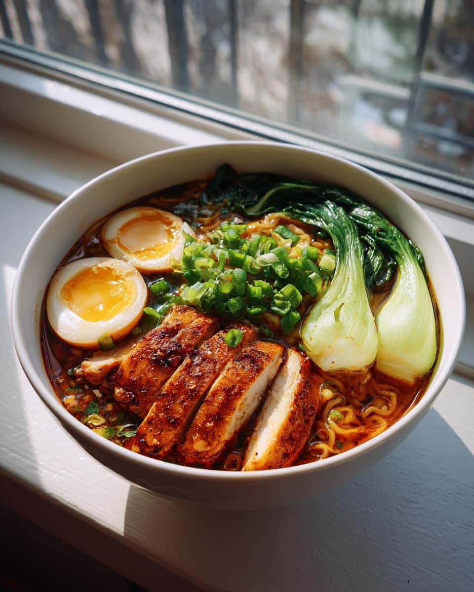 Fiery Chicken Ramen : Spicy & Indulgent! - detail 2