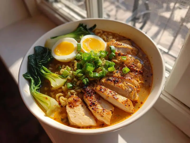 Fiery Chicken Ramen: 25-Minute Spicy Comfort Feast