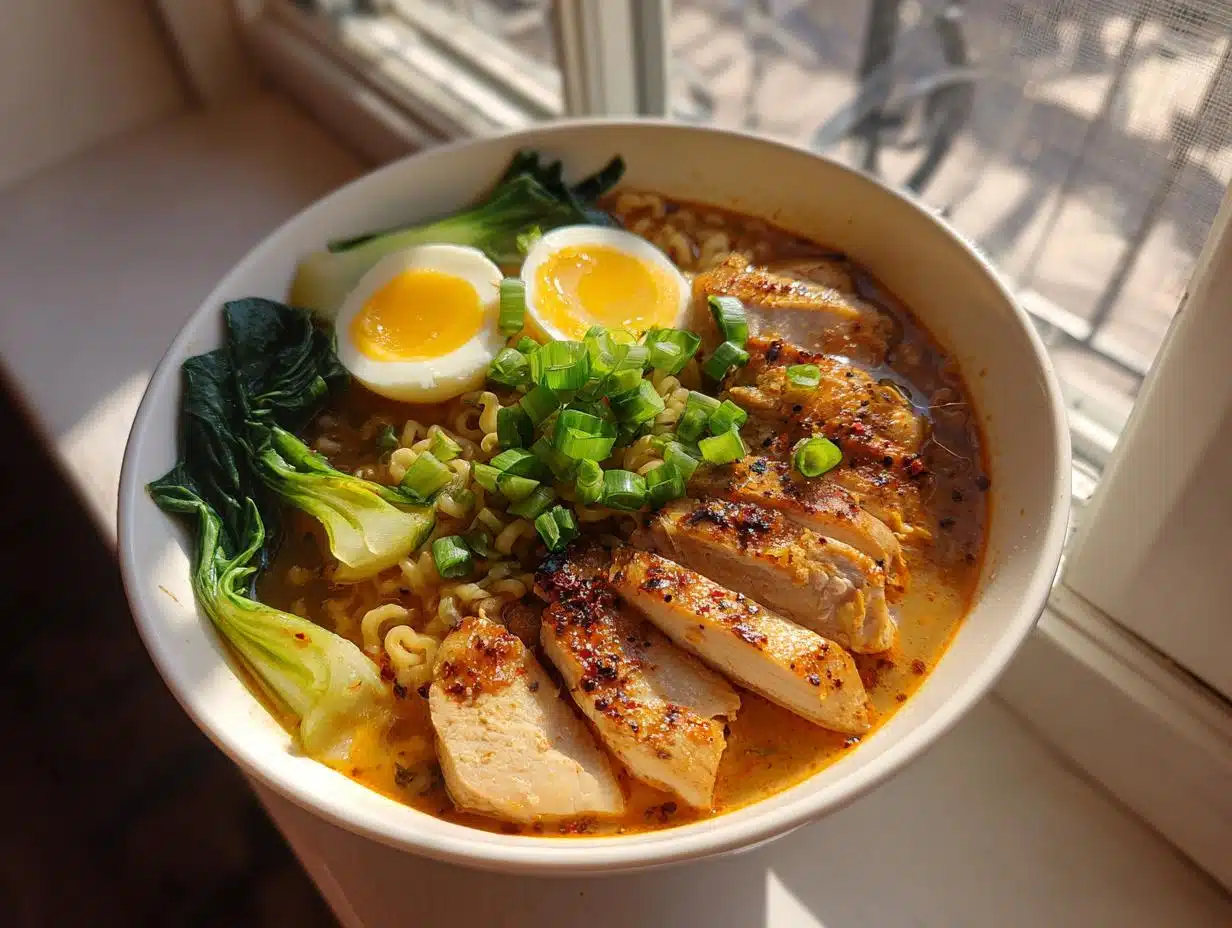 Fiery Chicken Ramen: 25-Minute Spicy Comfort Feast
