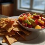 Fruit Salsa with Cinnamon Tortilla Chips
