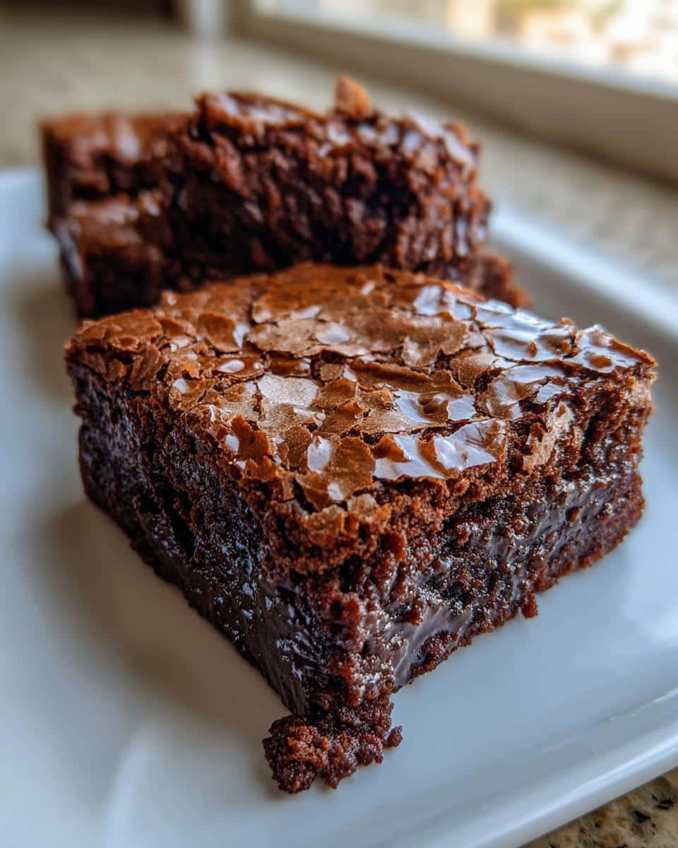 Fudgy Cocoa Brownies - detail 2