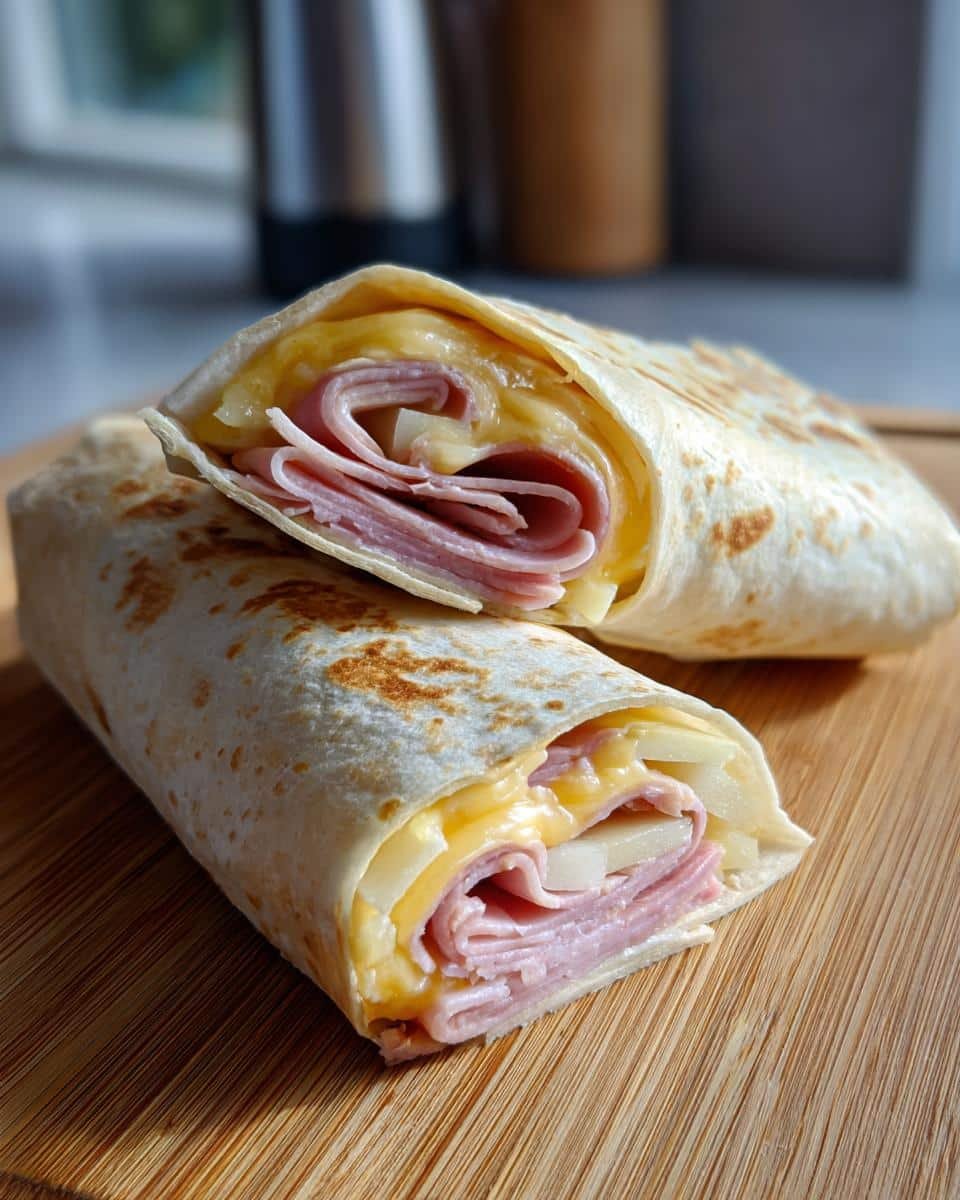 Ham, Apple & Cheese Wraps - detail 1