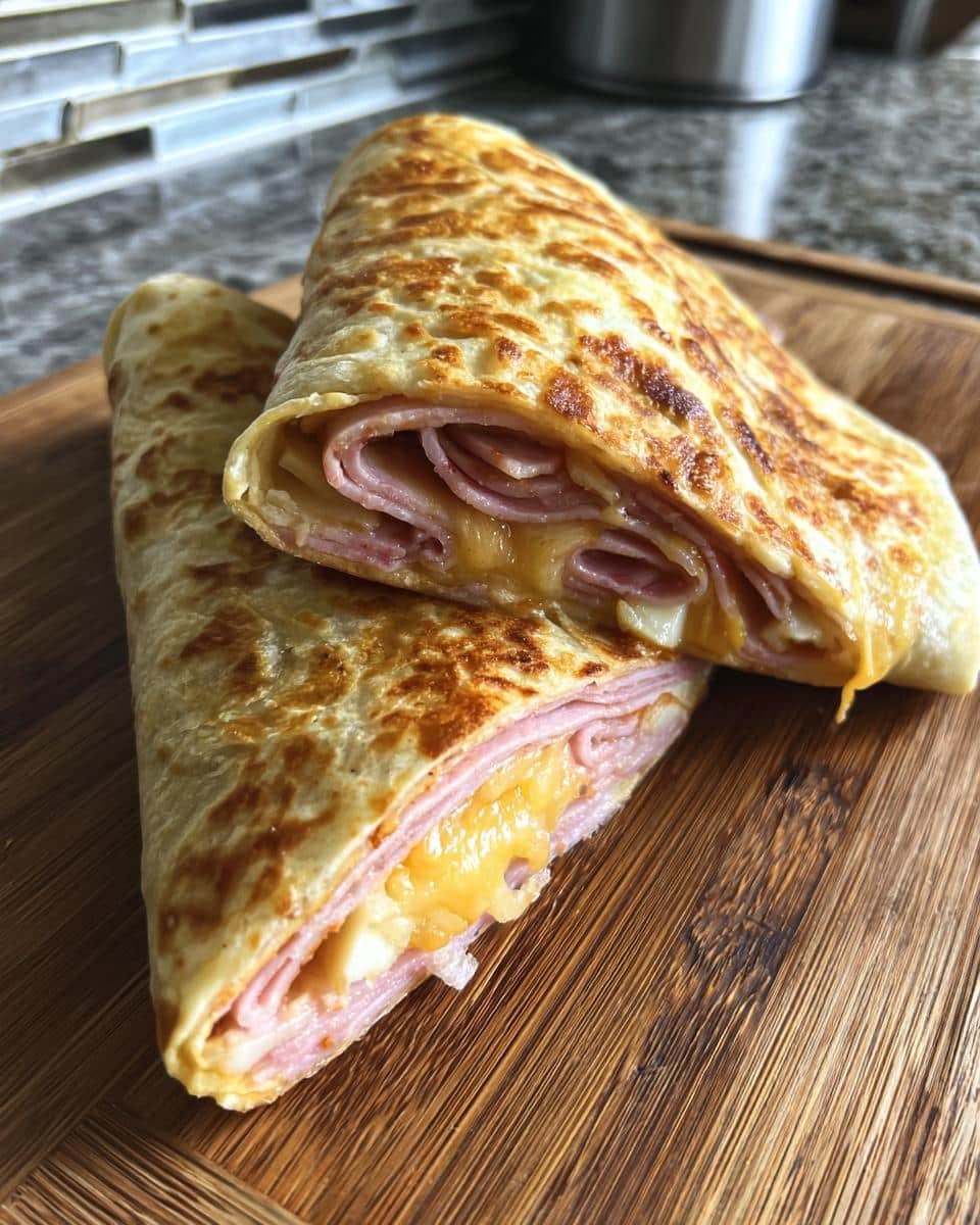 Ham, Apple & Cheese Wraps - detail 2