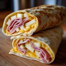 5-Minute Ham, Apple & Cheese Wraps Your Family Will Devour