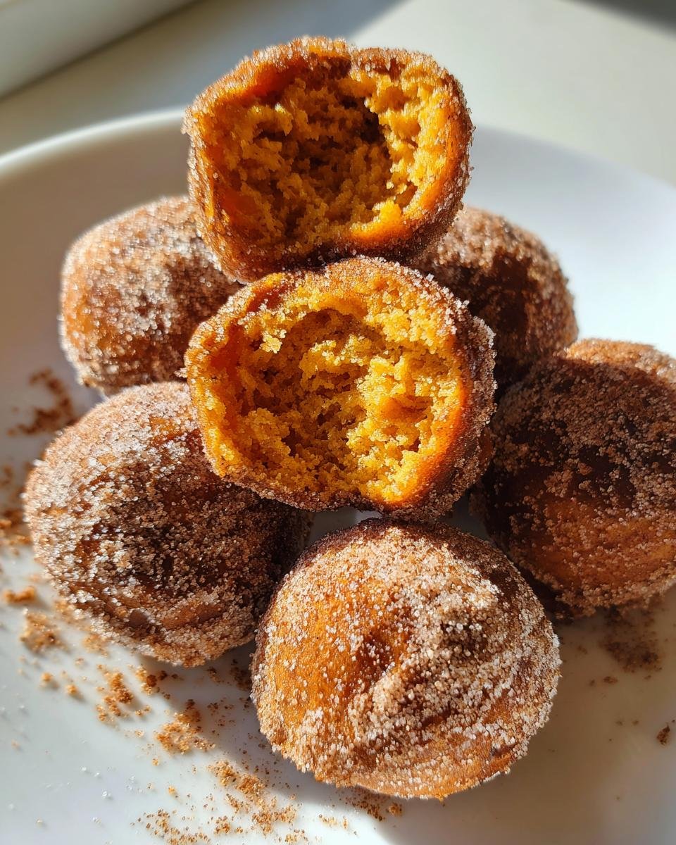 Healthy Pumpkin Donut Holes (Paleo + Gluten-Free) - detail 1