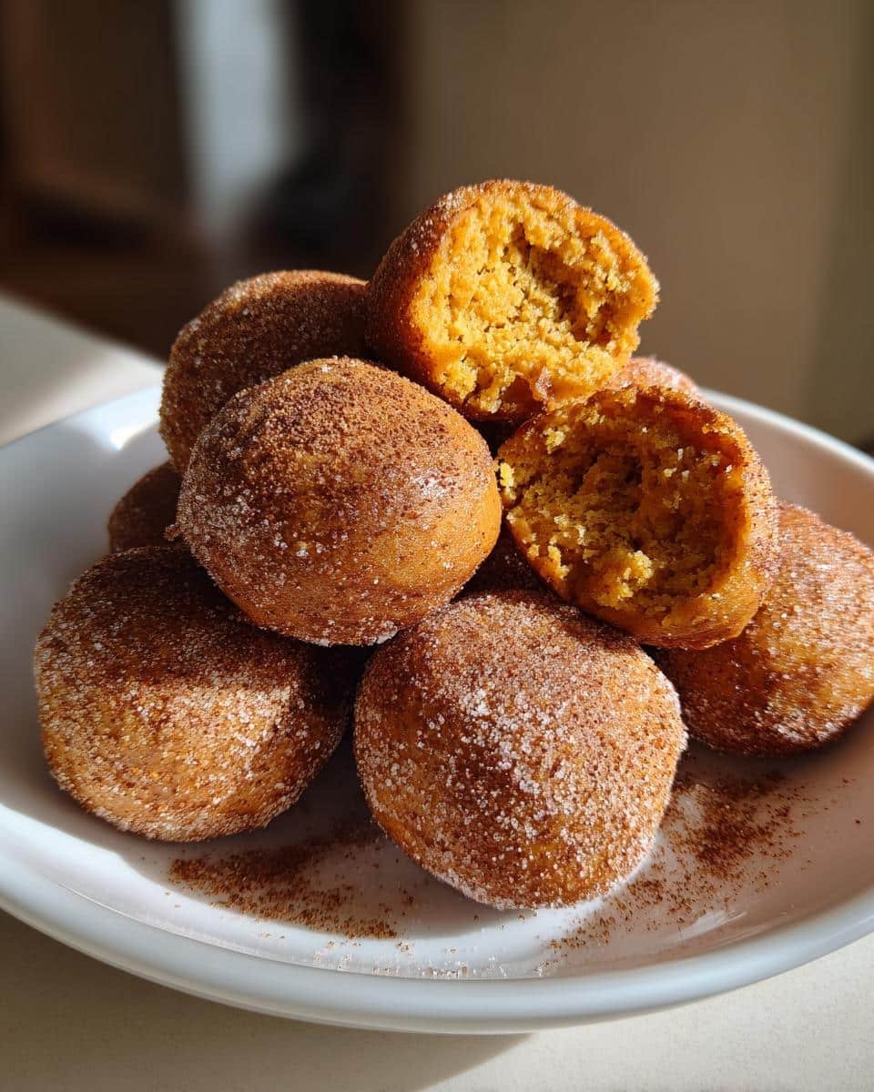 Healthy Pumpkin Donut Holes (Paleo + Gluten-Free) - detail 2