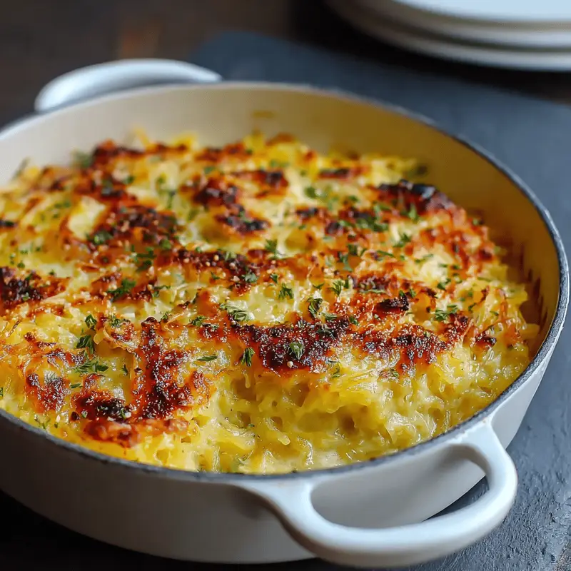 Healthy Spaghetti Squash Au Gratin: A Light, Cheesy Classic You’ll Love