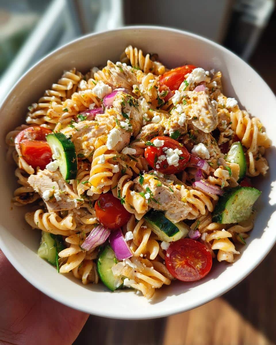 High Protein Pasta Salad - detail 1