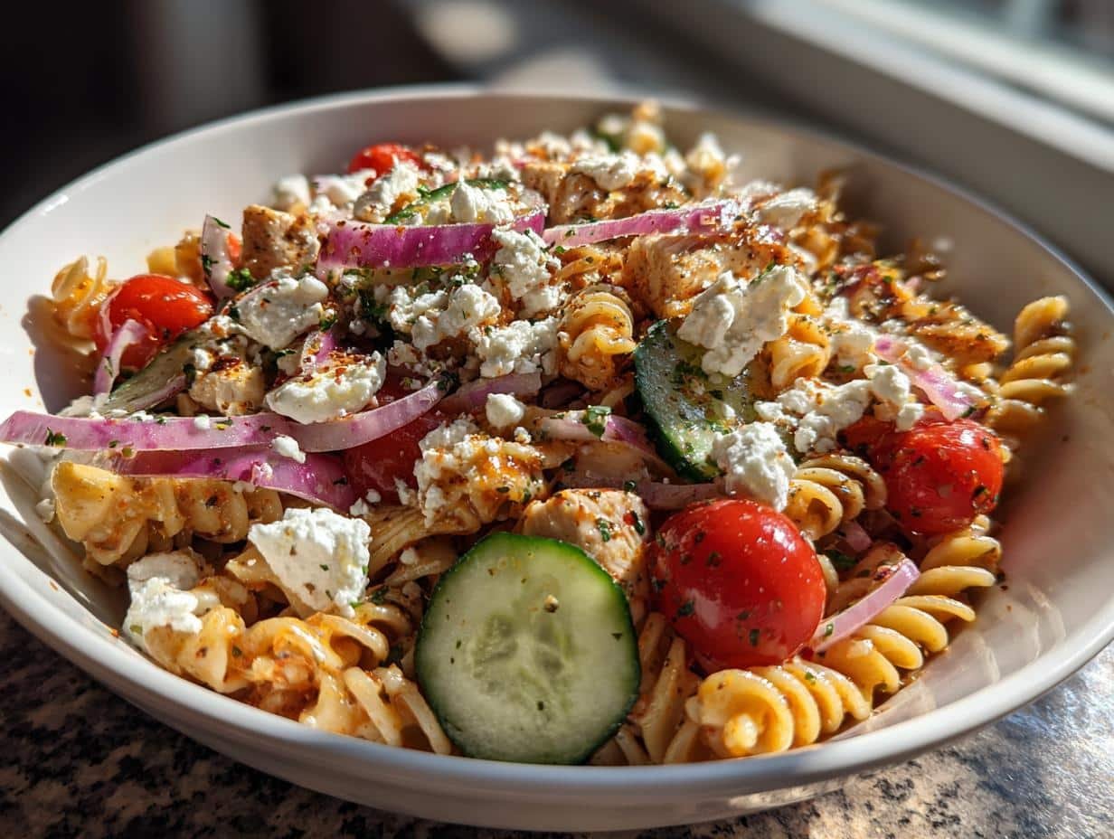 High Protein Pasta Salad