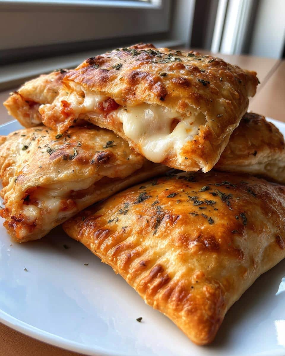Homemade Easy Cheesy Pizza Pockets - detail 2