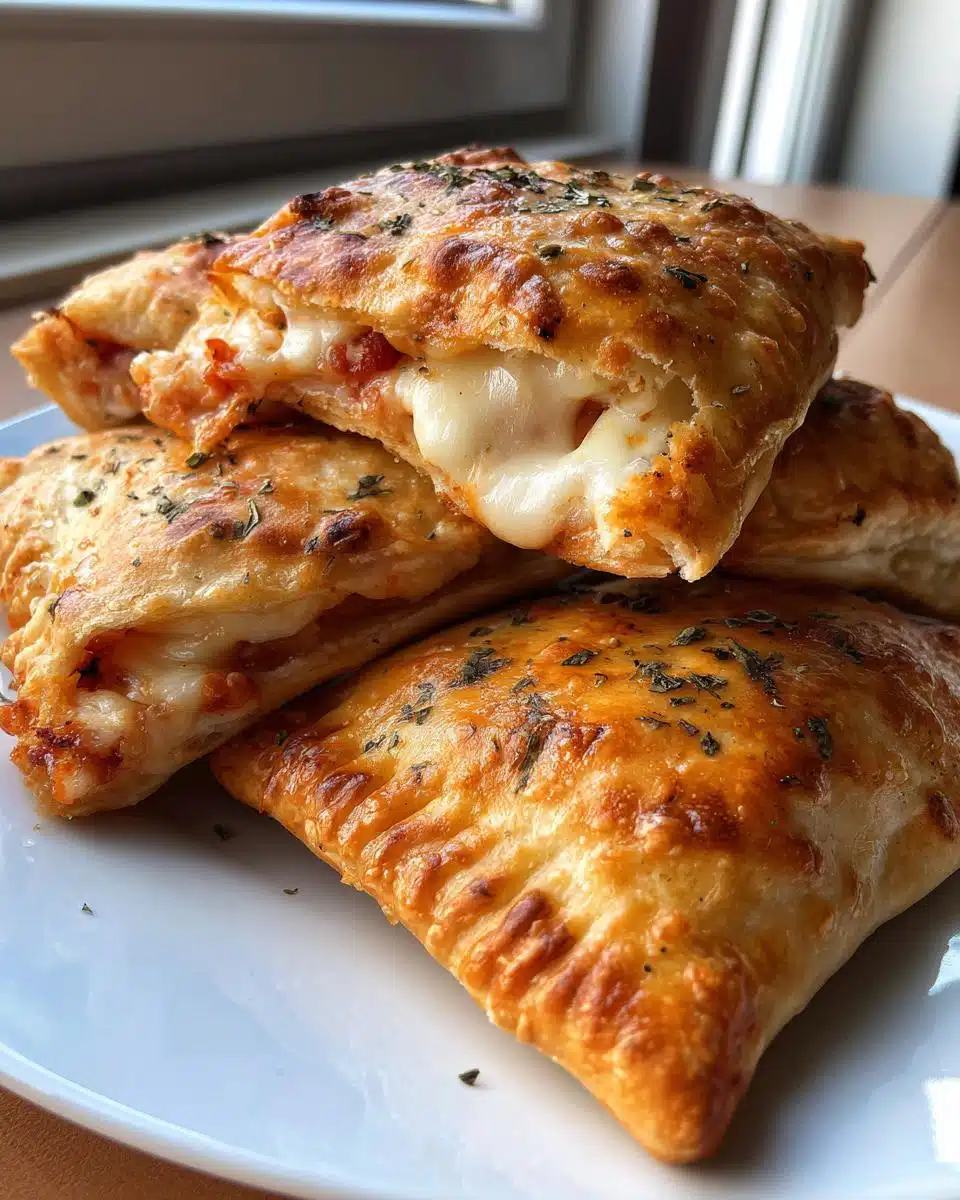 Homemade Easy Cheesy Pizza Pockets - detail 2