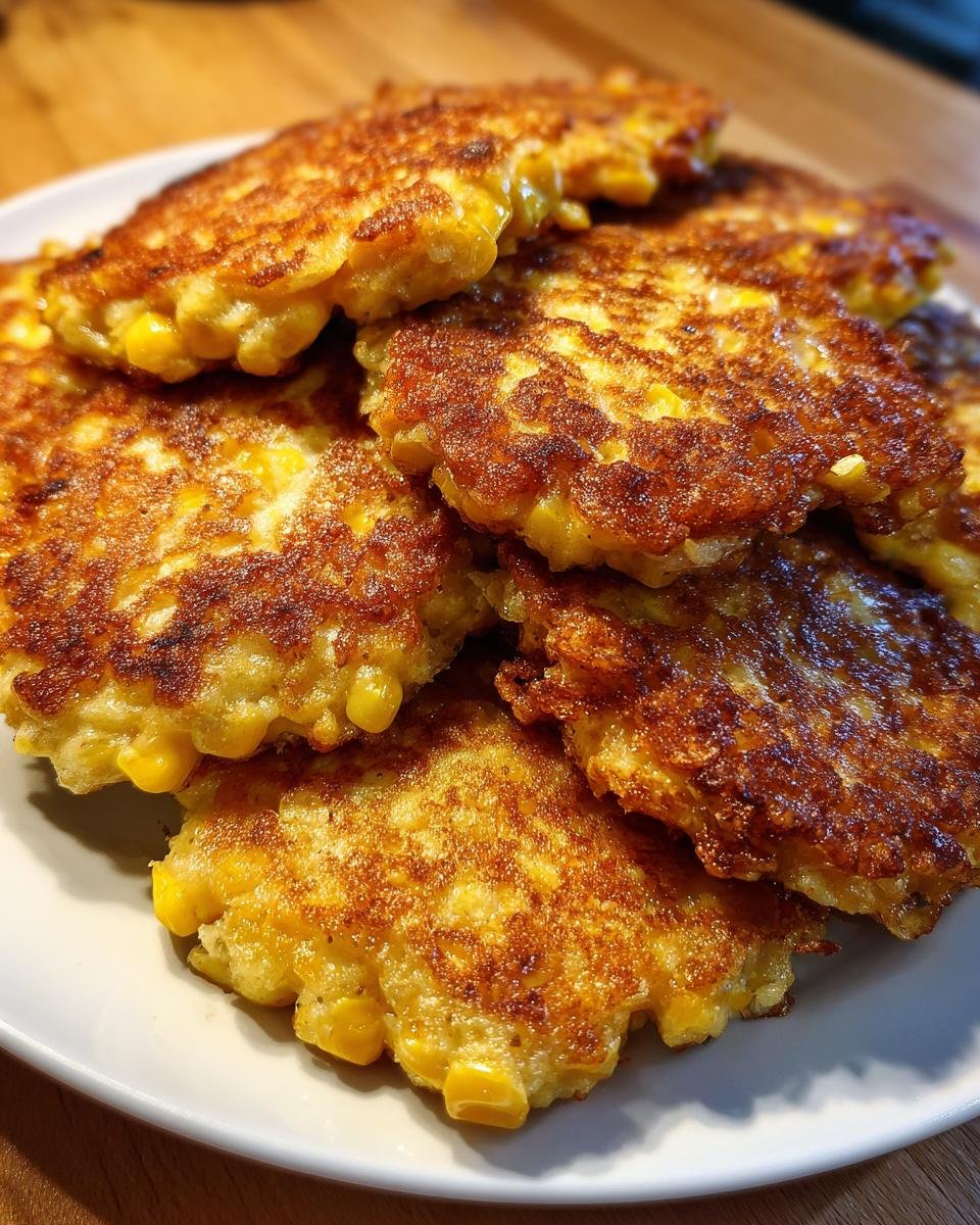 Irresistibly Crispy Cheesy Corn Fritters Recipe - detail 2