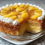 Juicy Pineapple Heaven Cake with Glaze