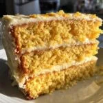 Layered Cornbread Cake with Honey Butter Frosting from The Food Charlatan