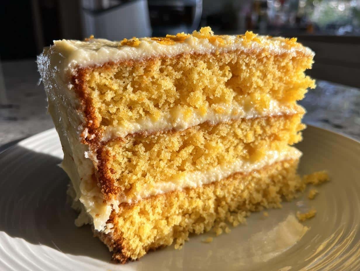 Layered Cornbread Cake with Honey Butter Frosting: 3-Ingredient Magic