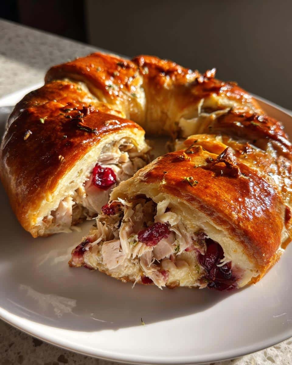 Looking for a Holiday Appetizer Recipe? Try This Turkey Cranberry Crescent Ring! - detail 2