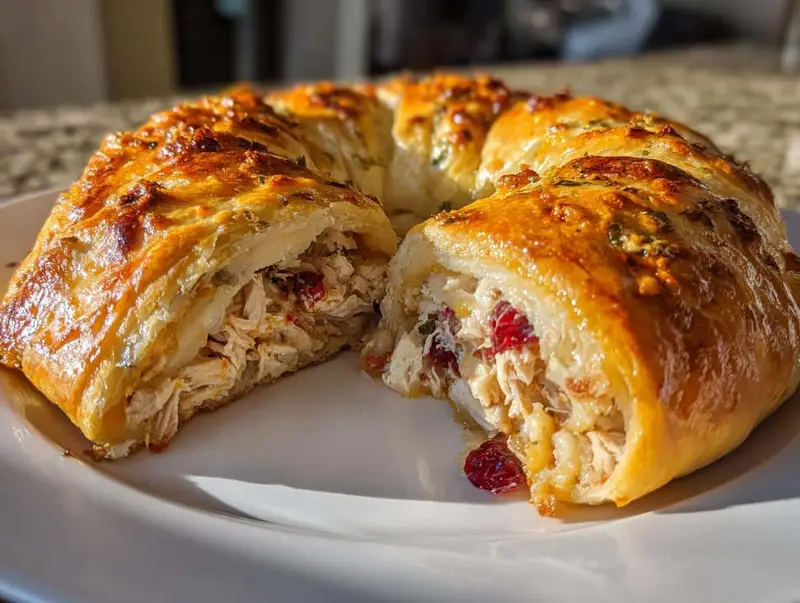 Irresistible 30-Minute Turkey Cranberry Crescent Ring Recipe