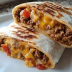 Make Easy Homemade Beefy Melt Burritos