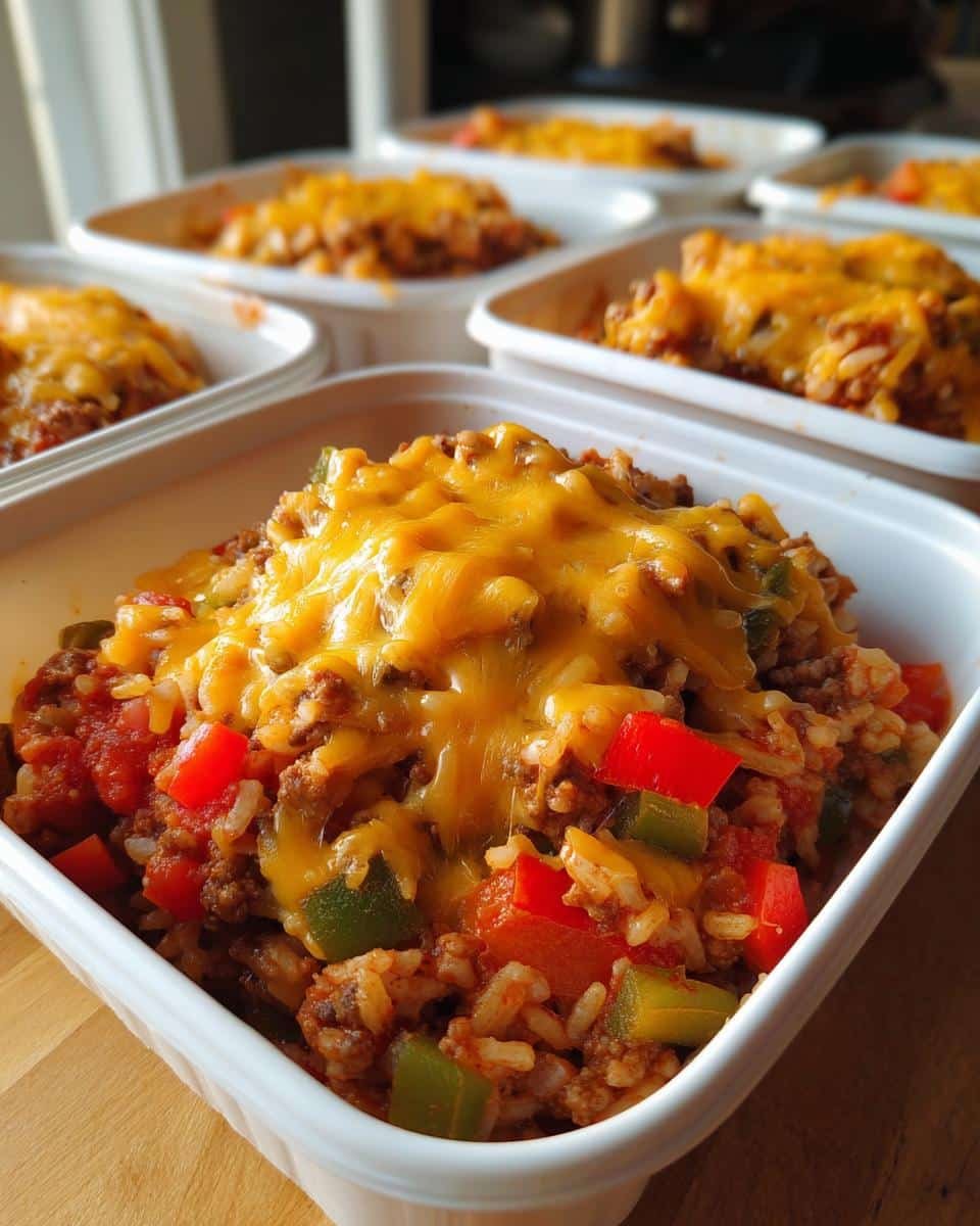 Meal Prep Unstuffed Pepper Bowls - detail 2