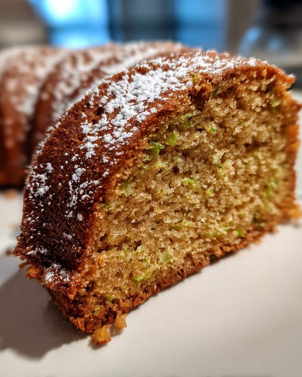 Moist Cinnamon Bundt Pan Zucchini Bread - detail 2