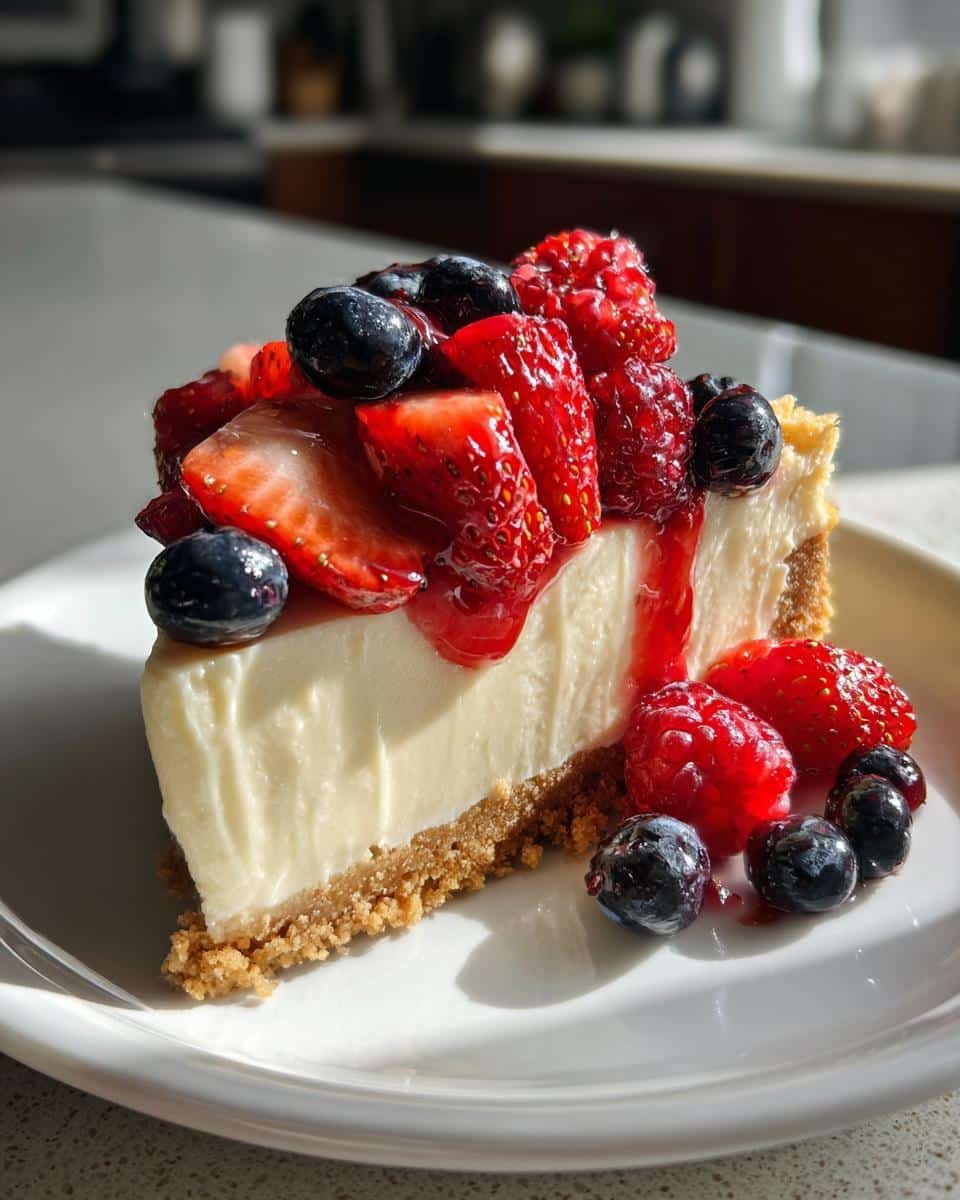 No-Bake Cheesecake with Berry - detail 1