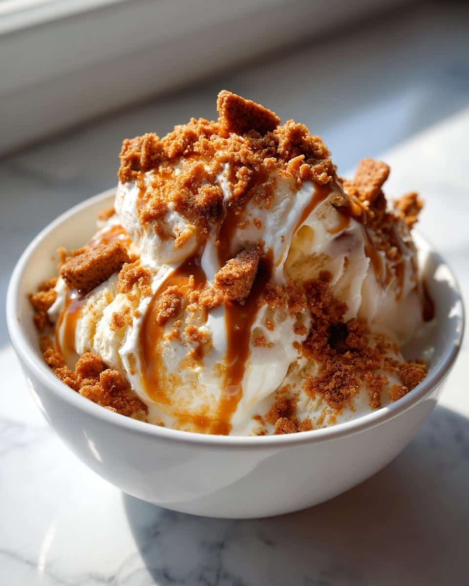 No-Churn Biscoff Ice Cream - detail 1