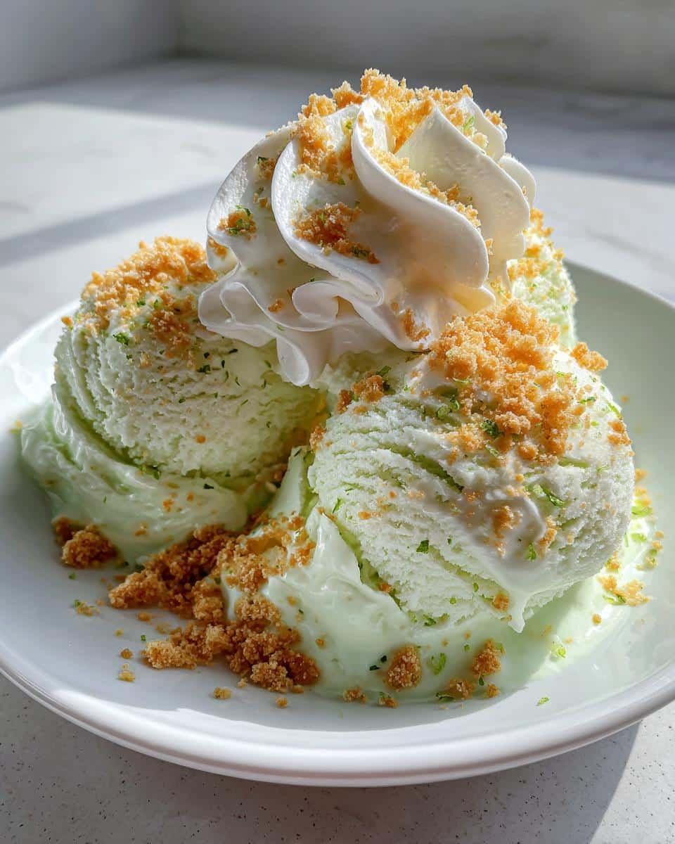 No-Churn Key Lime Pie Ice Cream - detail 1