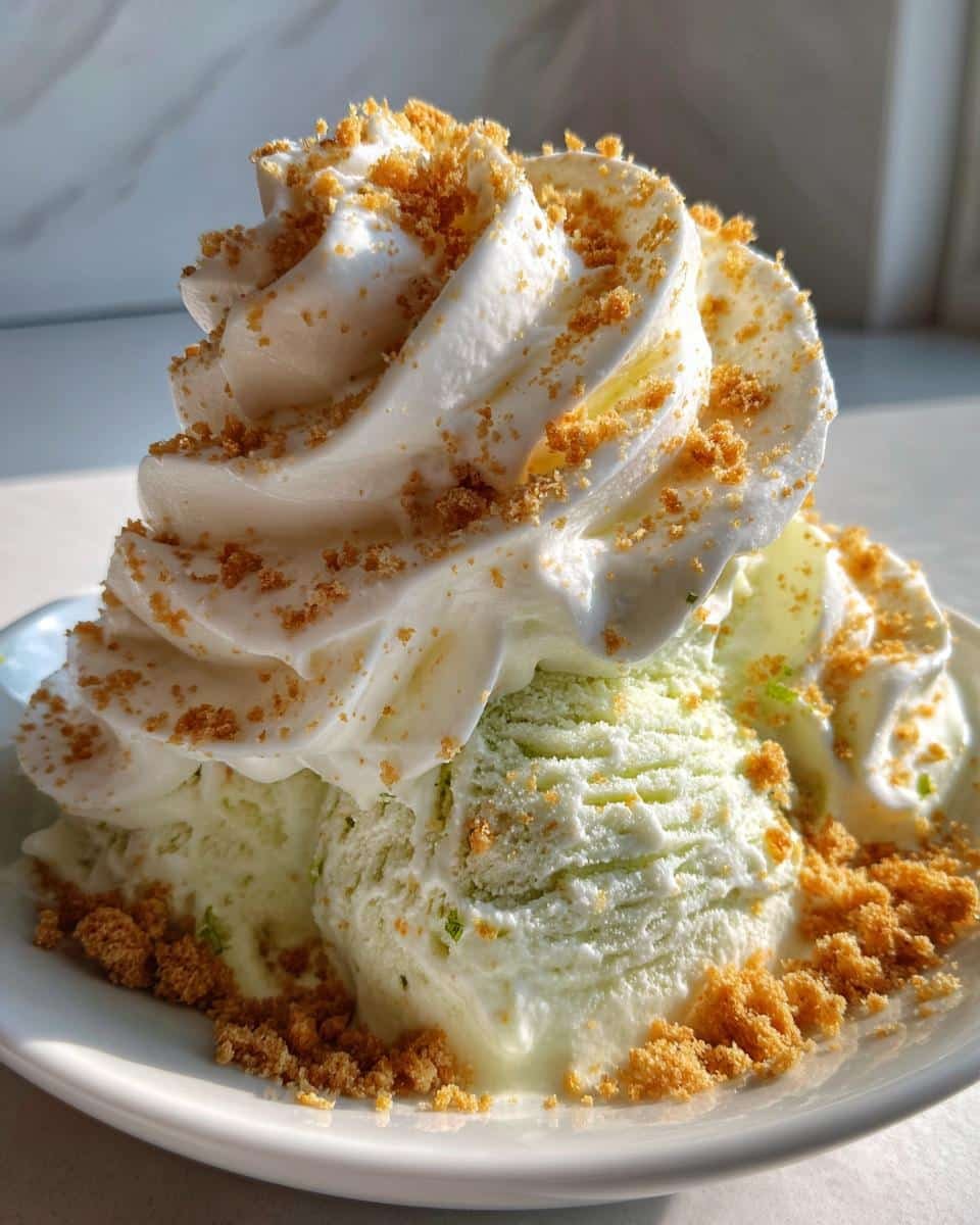 No-Churn Key Lime Pie Ice Cream - detail 2