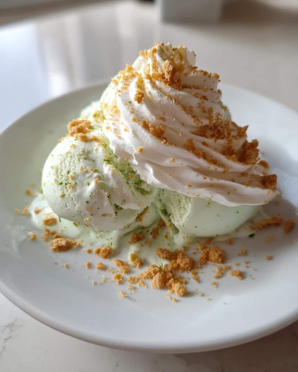 No-Churn Key Lime Pie Ice Cream
