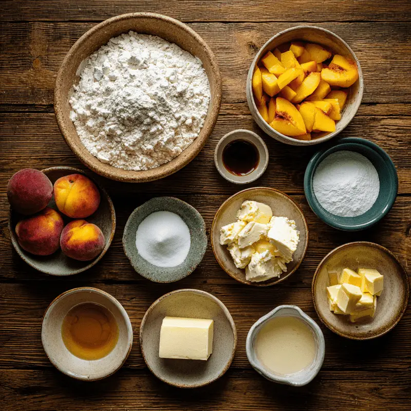 Peaches and Cream Cheesecake Bars