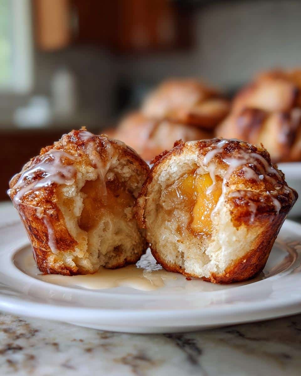 Perfect Peach Pie Cruffins - detail 2