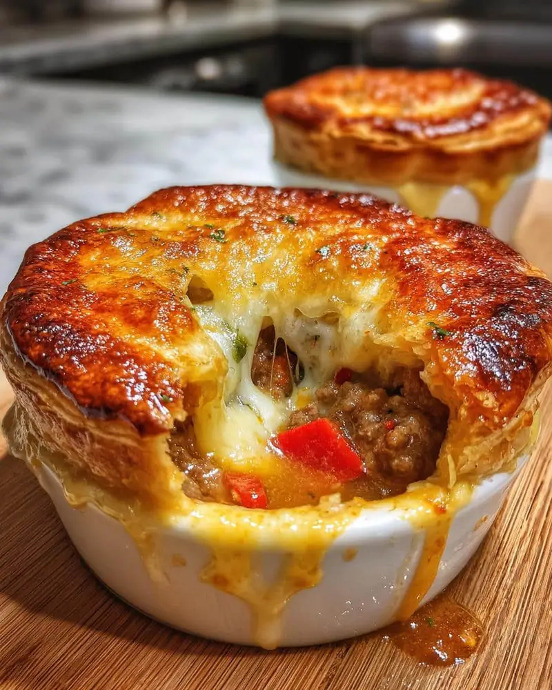 Irresistible 2-Crust Pizza Pot Pies for Ultimate Comfort