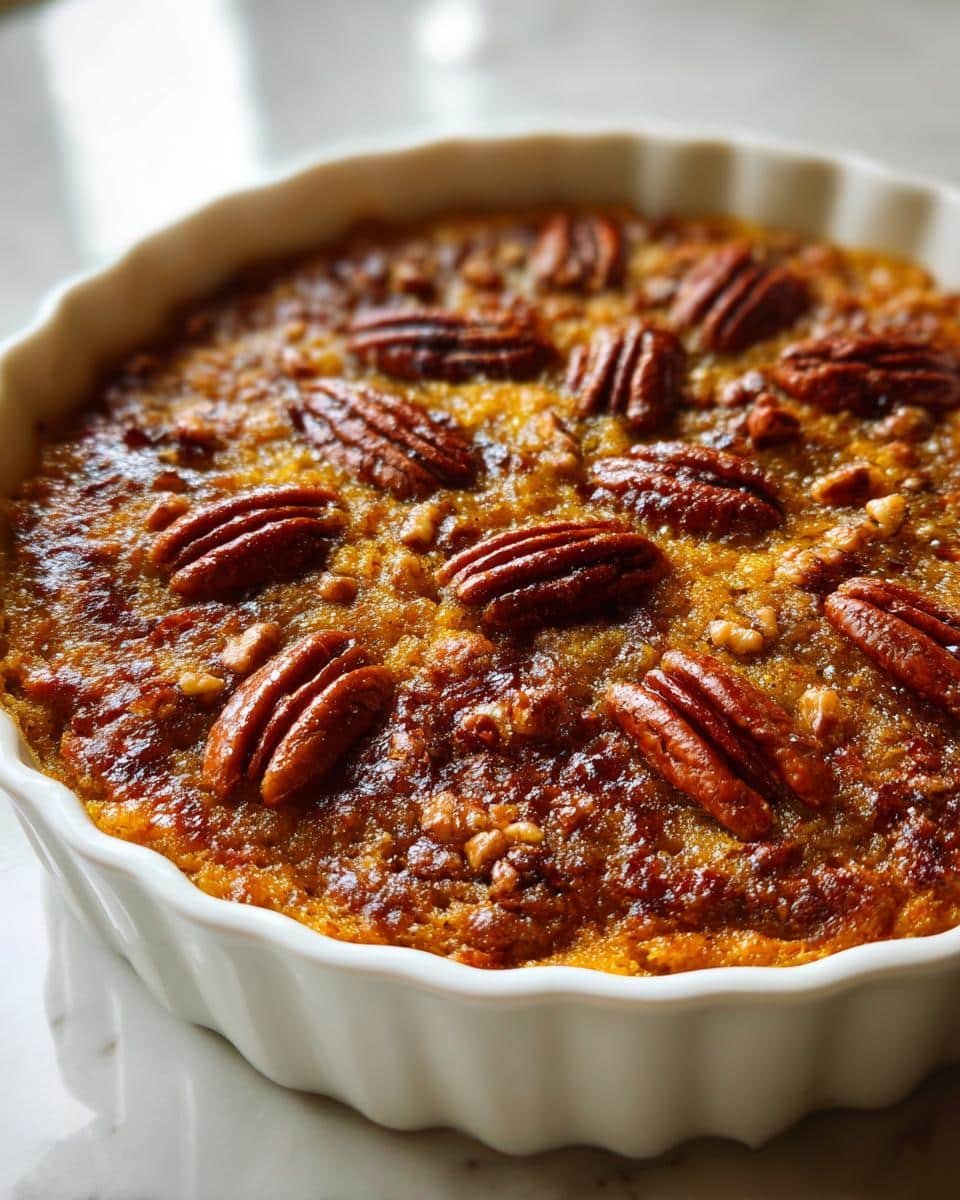 Pumpkin Pecan Cobbler (highly rated!) - Lauren's Latest - detail 1